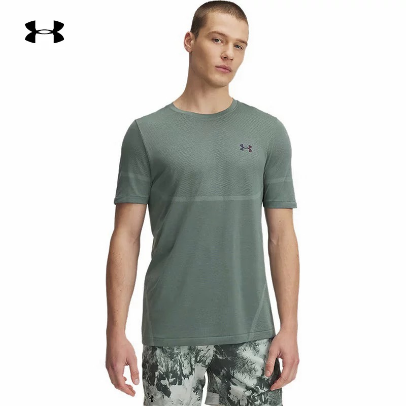 UA安德玛25款RUSH Seamless男圆领健身跑步运动休闲短袖1376781