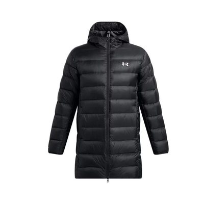 安德玛秋冬男子保暖600蓬轻质运动休闲中长款羽绒服1385839-001