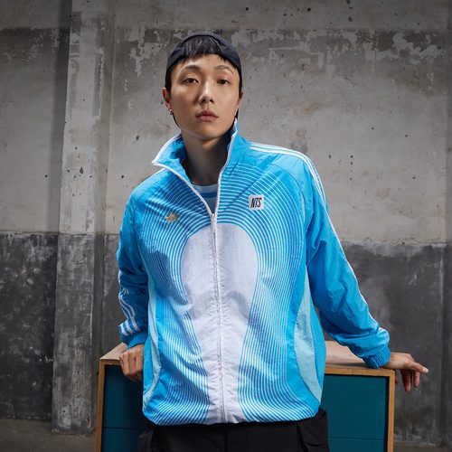 三叶草宽松梭织运动夹克