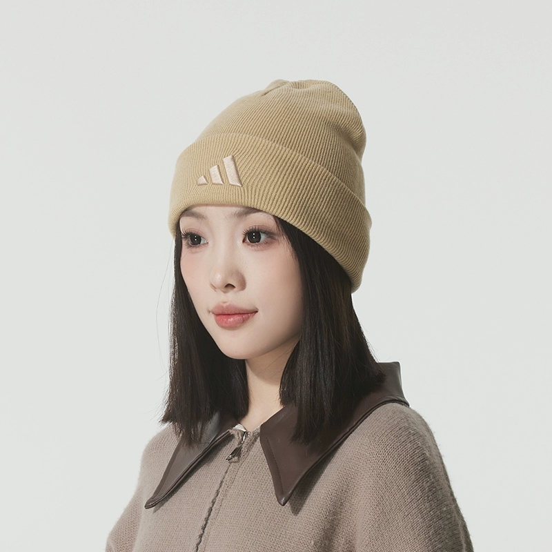 阿迪达斯男女2025年新款舒适防晒时尚洋气休闲绒线帽冷帽KB9148