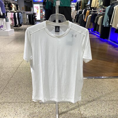 安德玛UnderArmour男26新款舒适透气速干凉感弹力短袖T恤6009506