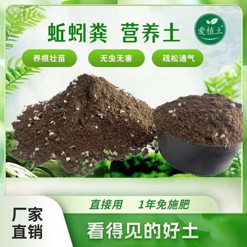兰花专用蚯蚓粪营养土疏松通气