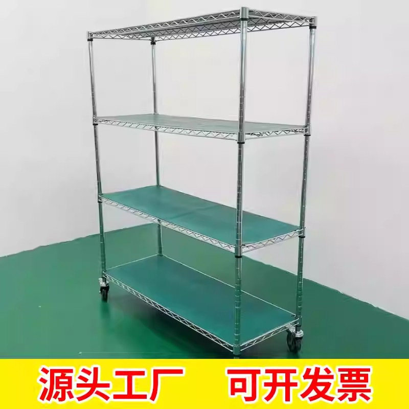防静电货架老化架电源电子车灯测试多层移动防置物架物料架周转车