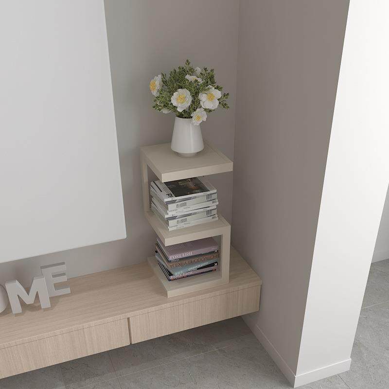 家用桌上小书柜书架桌面书桌收纳置物架客厅电视柜上多层简易架子