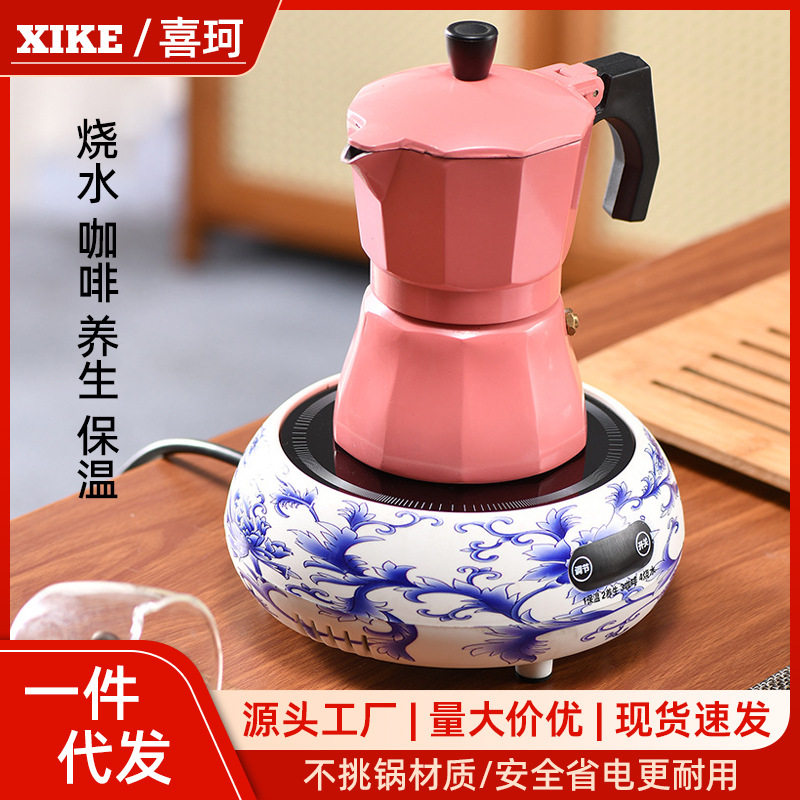 现货电陶炉煮茶器家用多功能厨用电陶炉大功率煮茶小茶炉批发代发