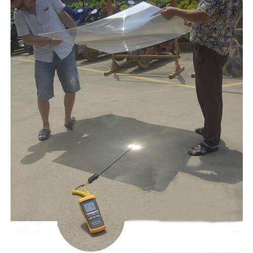 太阳能正方形菲涅尔透镜345*345mm焦距350mm高倍聚光户外点火VRwl