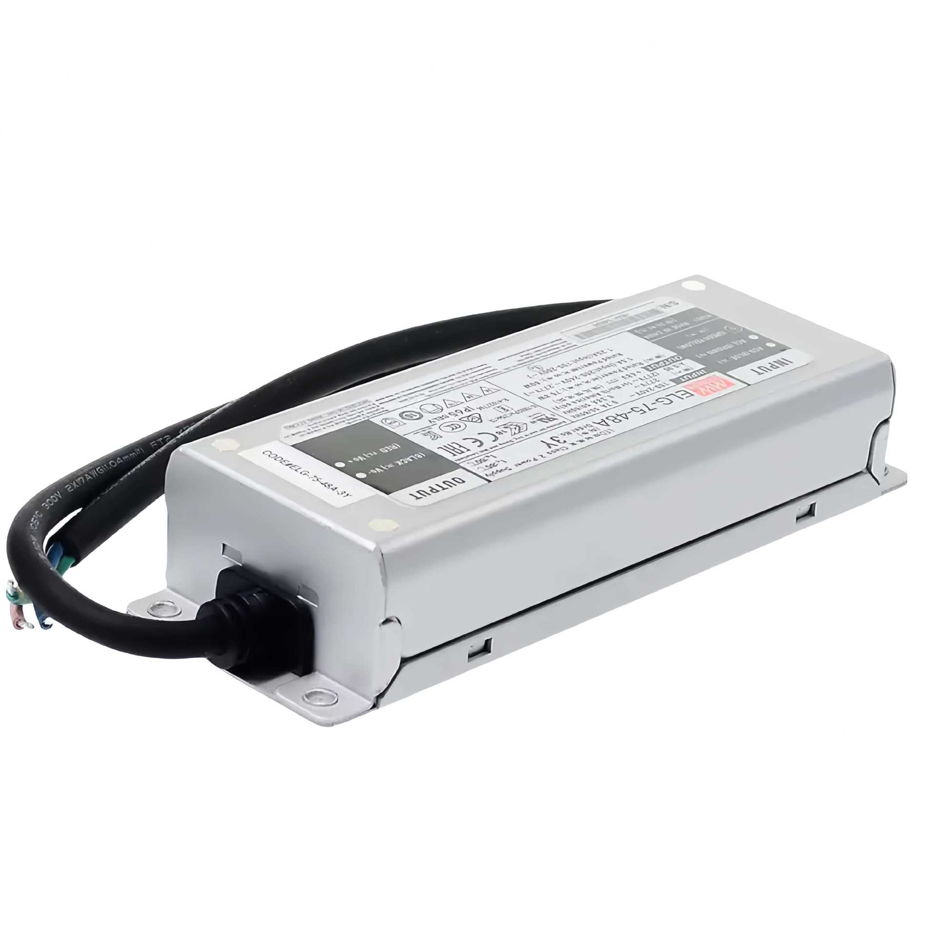 明纬防水电源ELG-100-36A100W恒流型+恒压型LED驱动器