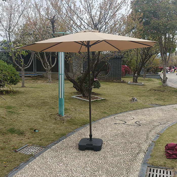升降款户外伞庭院伞室外大太阳伞广告折叠中柱伞阳台桌椅遮阳伞户