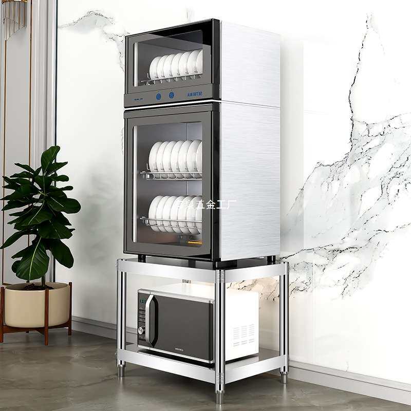 不锈钢放消毒碗柜脚架置物架底座小尺寸架子台面托架汤桶底架地架