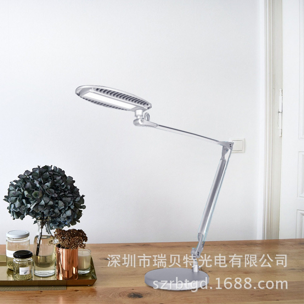厂家销售办公室书桌学生学习工作金属双臂美式LED台灯O201