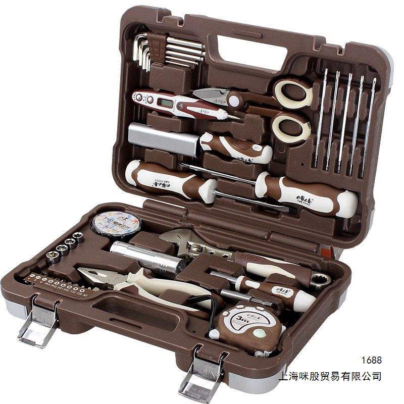 全套多功能工具箱套装 维修电工组套 家用车载五金组合工具其他