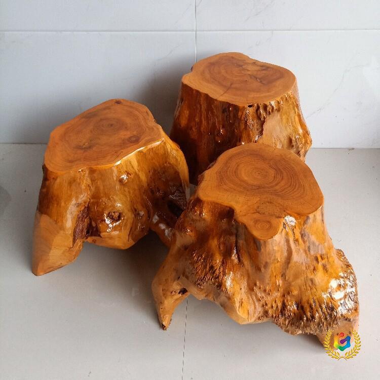 根雕凳子树根原木墩子树桩盆景树头底座花架茶几茶海凳子实木墩矮