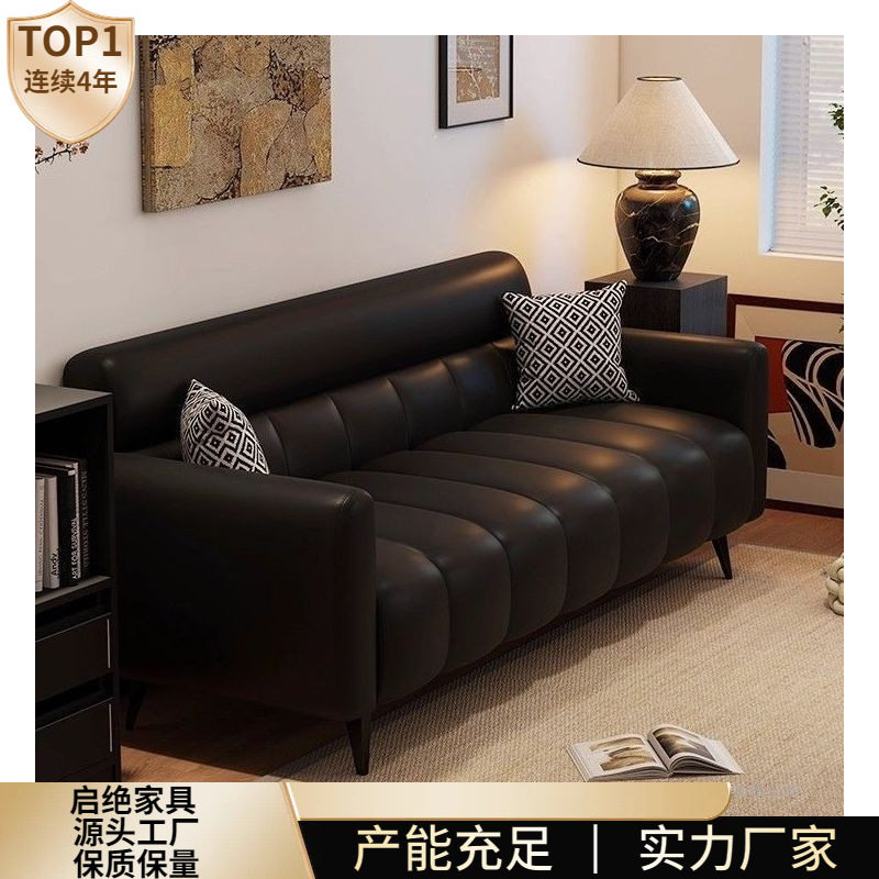 奶油风小户型客厅多功能可躺沙发床休闲布艺沙发猫抓皮艺沙发公寓