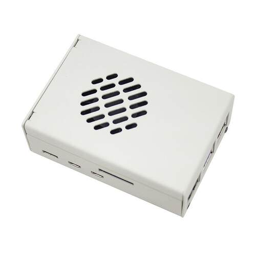 树莓派5代 金属散热外壳盒子 Raspberry Pi 5 PWM调速风扇保护壳