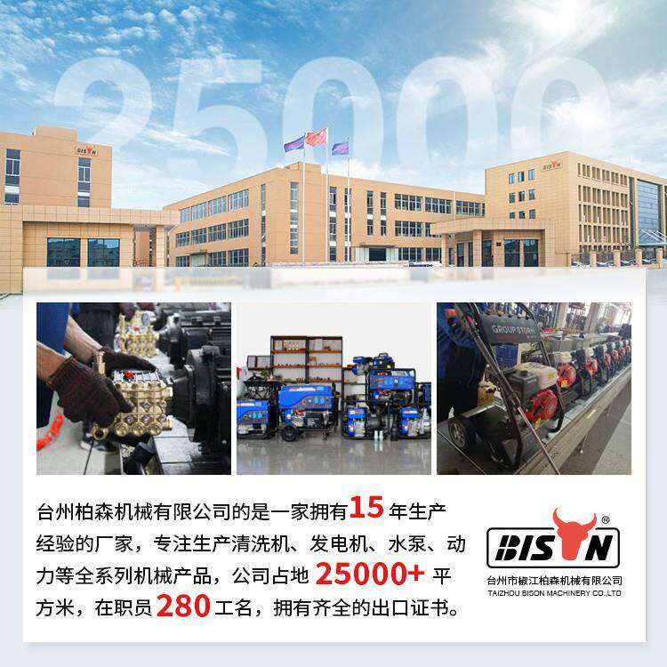 Bison工业洗地机商用工厂车间用商场手推式扫地拖地机电动洗地车
