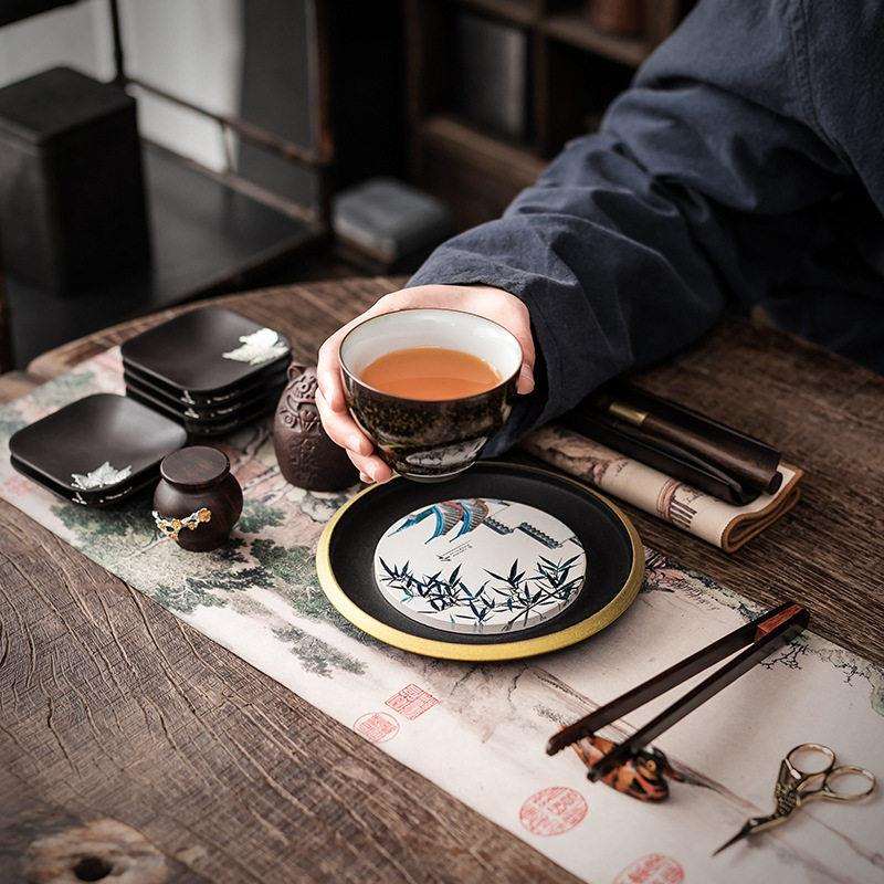 观心初物茶道配件组合茶巾壶承茶则盖置茶道套装茶道零配件