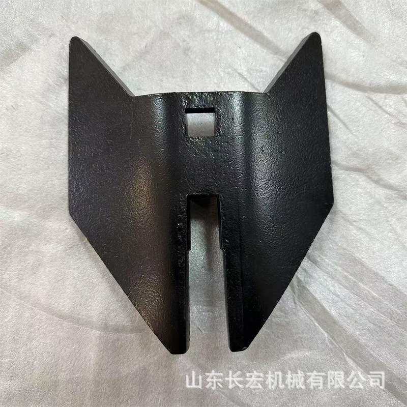 耘锄犁尖双刃口松土铲农机配件耘锄犁铲微耕机松土铲
