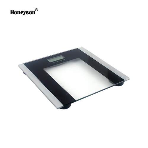 Honeyson工厂浴室电子秤体重秤HS-198 钢化玻璃星级酒店150KG