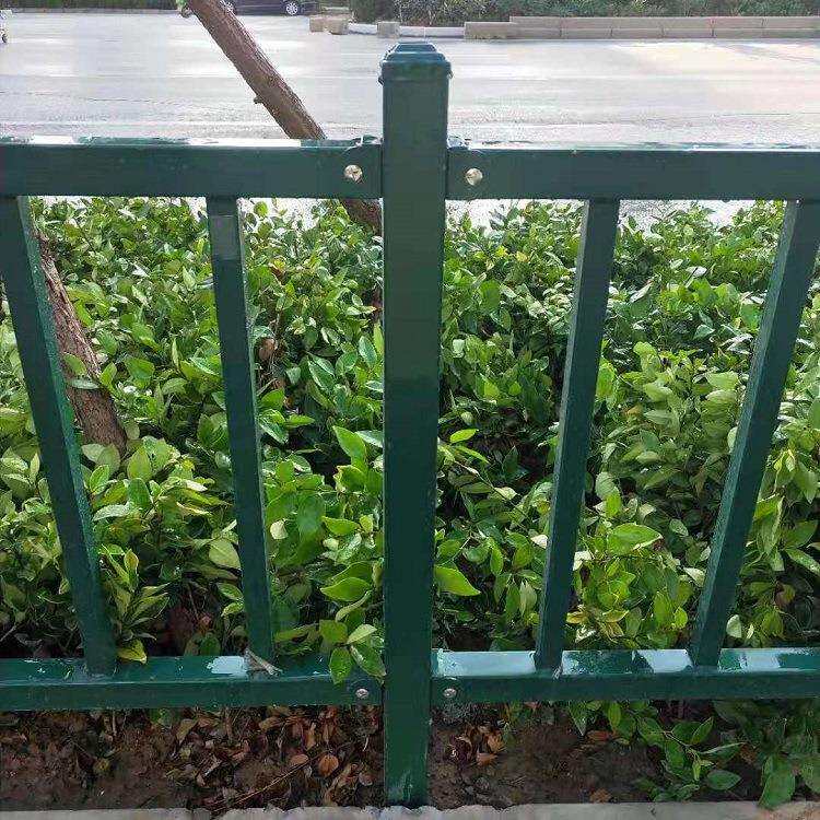 铁艺栏杆锌钢花坛草坪护栏静电喷涂自洁能力强市政栏杆款式颜色全