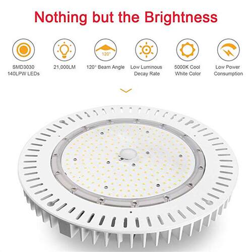 UL DLC认证LED工矿灯150W200W240W防水商业照明UFO工厂仓库灯