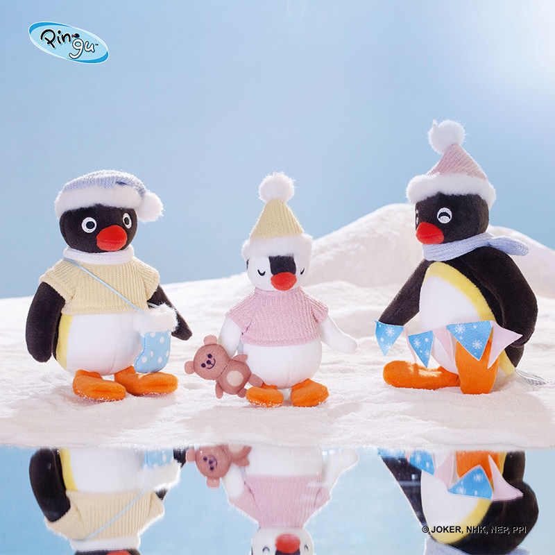山莫pingu可爱企鹅毛绒包挂件图片