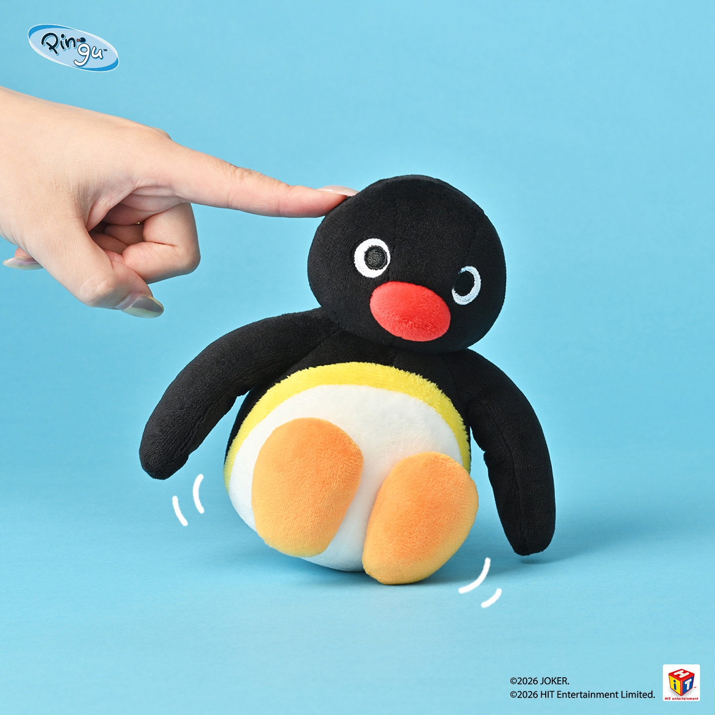 山莫pingu企鹅不倒翁公仔治愈玩偶工位好物解压桌面摆件可爱礼物