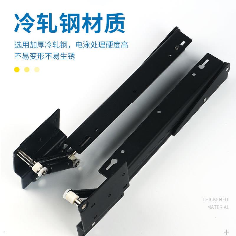 壁挂折叠凳五金配件双向液压玄关凳子挂墙式折叠椅凳液压折叠凳