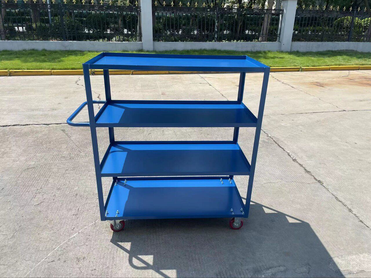 工具车汽修加厚加手推重型带刹车四层推车工厂直销