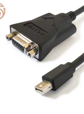 主动式miniDP转vga 转接线mini displayport转vga转换器适用MAC