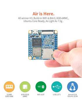 [NanoPi NEO Air]全志H3,超小IoT开发板,WiFi蓝牙,UbuntuCore