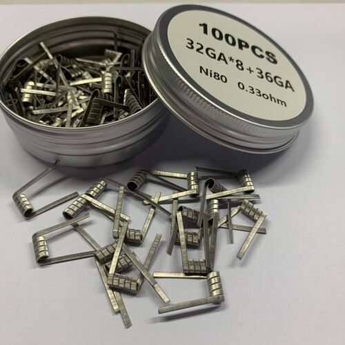 成品发热丝NI80 八芯8 Core Fused clapton花式发热丝coil电阻丝