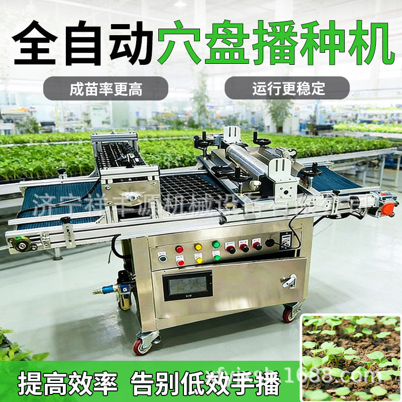 全自动气吸式穴盘播种机多功能育苗播种机大棚蔬菜穴盘精播机