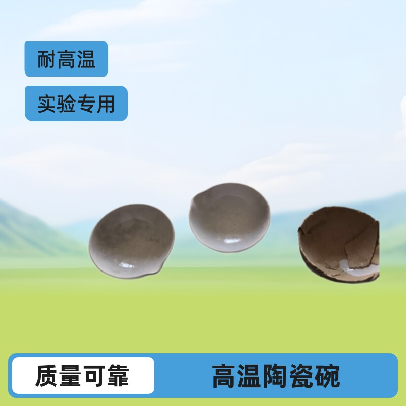 陶瓷碗 高温马弗炉煤炭化验设备煤质分析仪器实验电炉燃烧皿