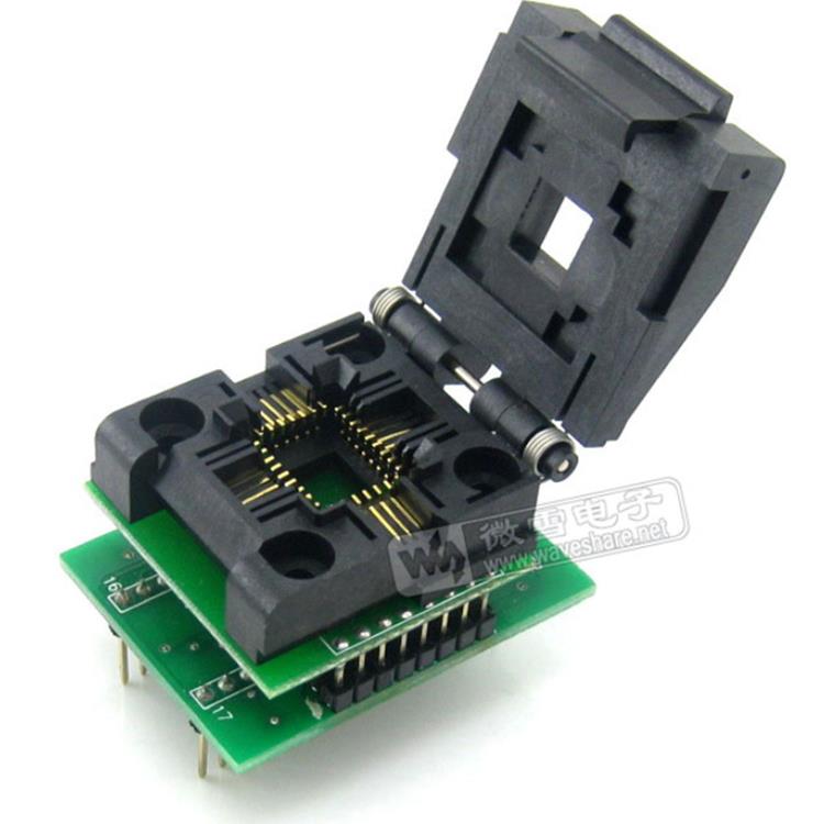 PLCC32转DIP32 编程座 IC测试座 IC51-0324-453带板