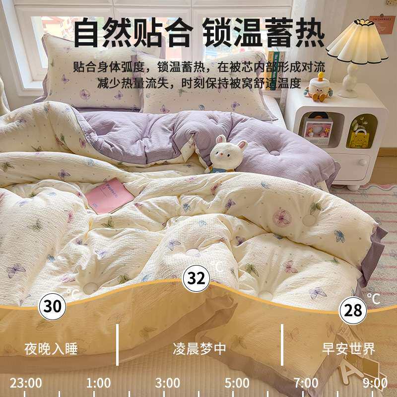 2026新款冬被高克重加厚保暖被子冬季新品抗寒锁温加厚被芯春秋被