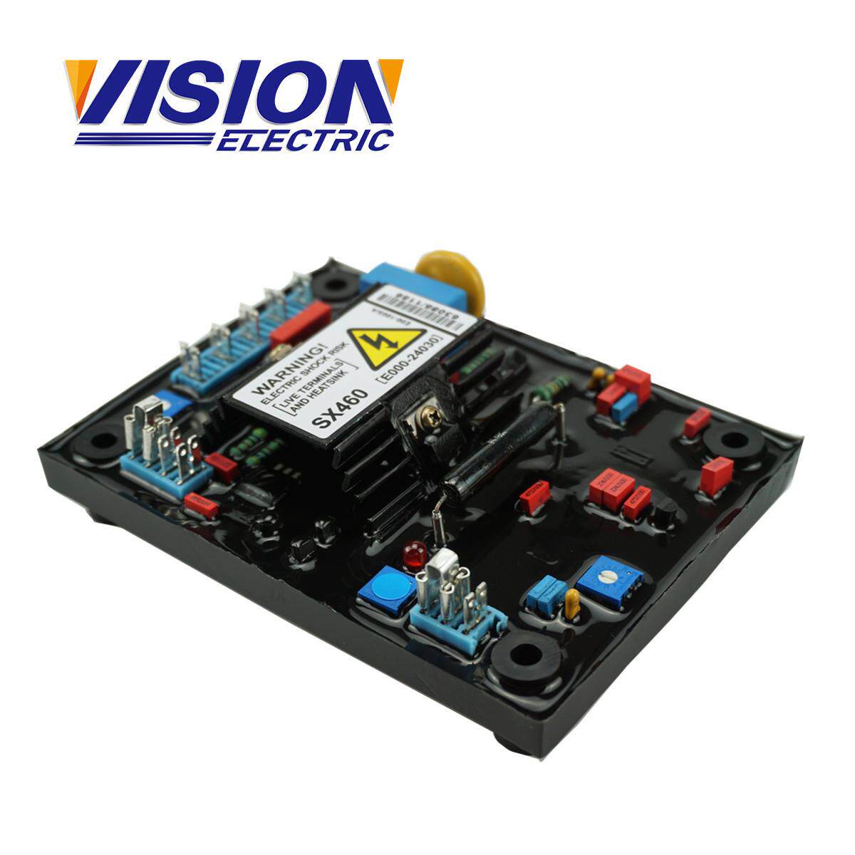 SX460A发电机自动电压调节器稳压器红色电容AVR SX460-A散热器