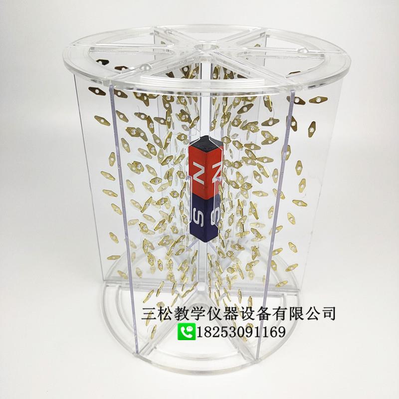 立体磁感线演示器 24004 物理磁场 附蹄形磁铁条形磁铁 演示器