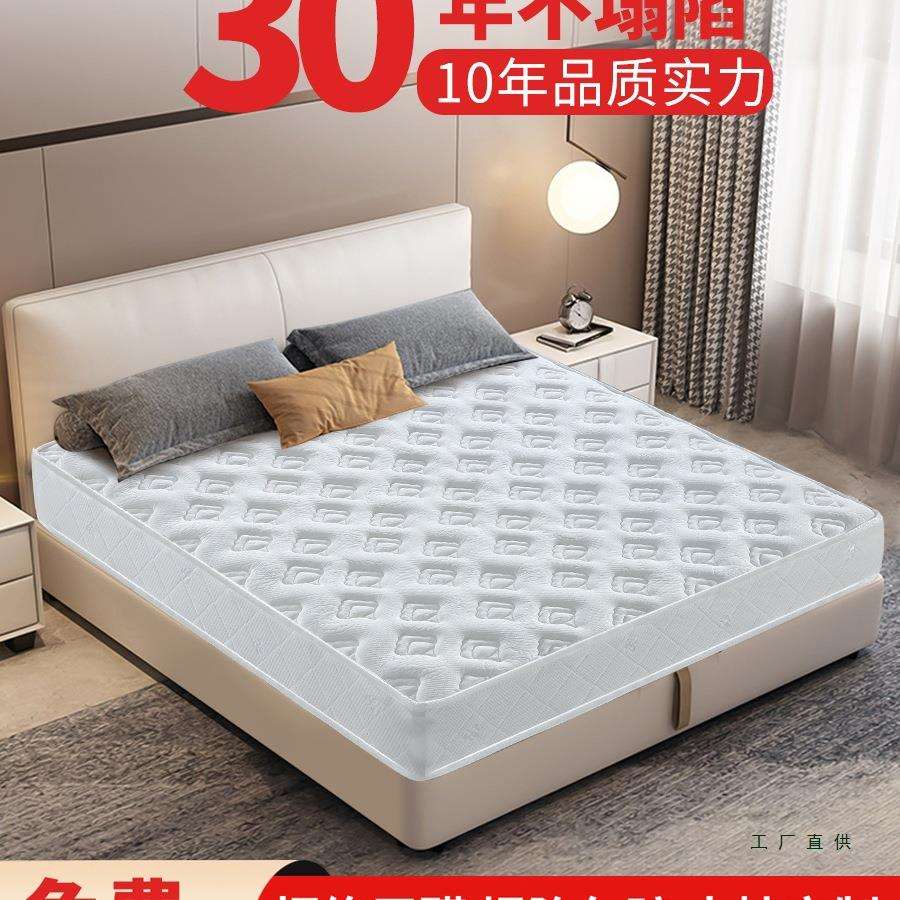 弹簧床垫经济型软硬两用20cm厚1.5米席1.8m梦思乳胶椰棕家用天然