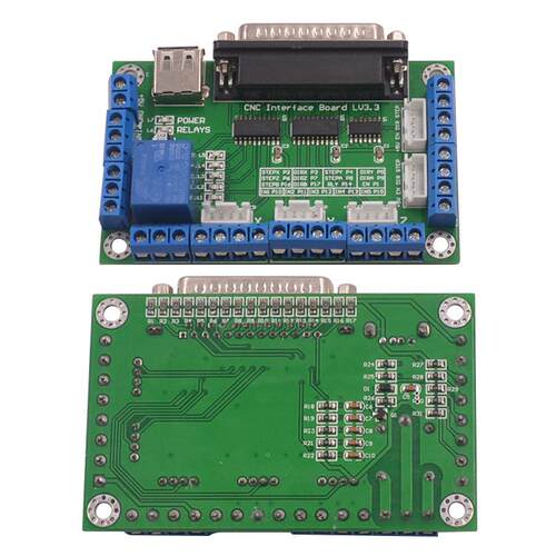 link cnc 雕刻机 MACH3 接口板 CNC 5轴步进电机驱动器 控制板