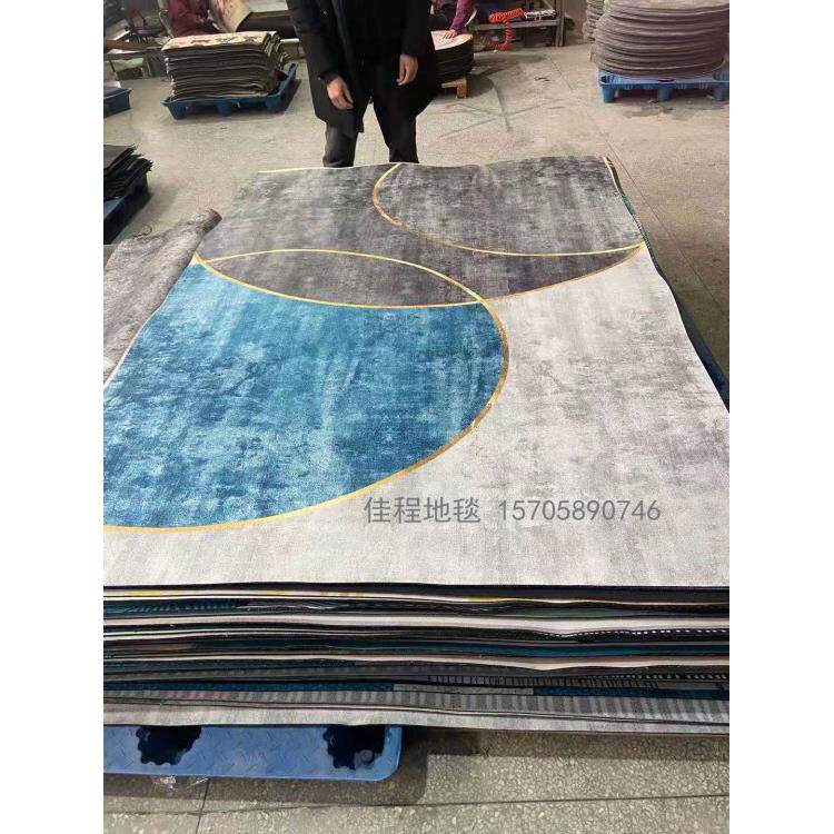 跨境复古风格东方精致图案地毯厂家高品质防滑家居客厅地毯