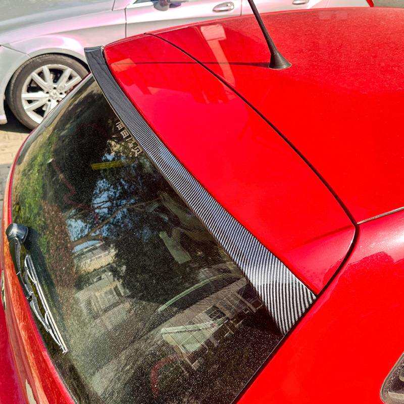 适用大众波罗polo 6r 6c 09-17款普通改GTI尾翼顶翼扰流板外改装