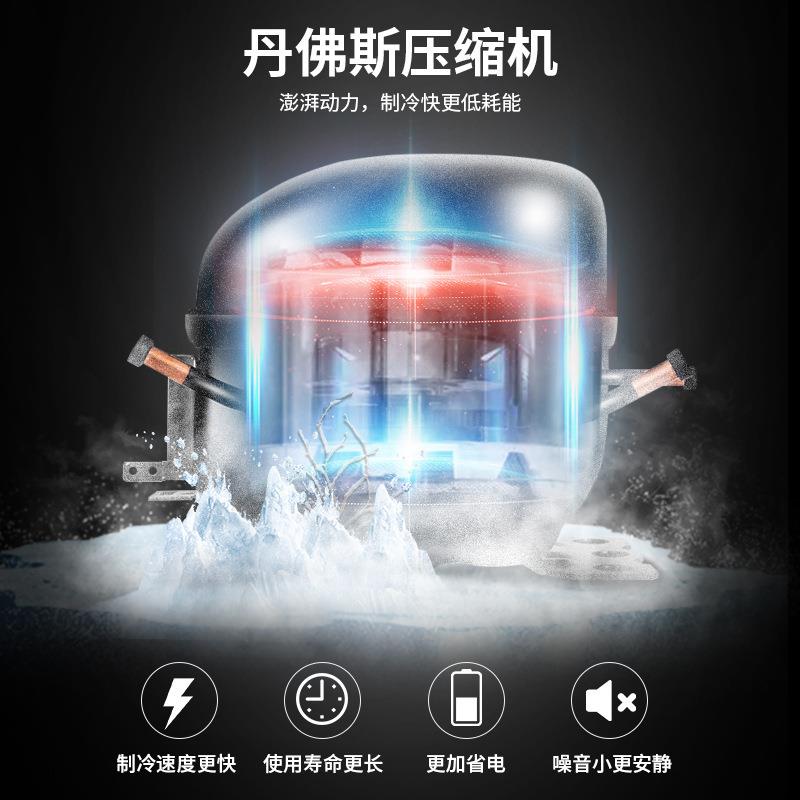 乐创商用组合岛柜商场超市冰淇淋速冻柜酒店海鲜食材冷冻展示柜