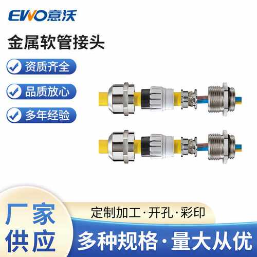 供应 SPRINT EMC 电缆接头 接地环屏蔽接头 金属软管接头