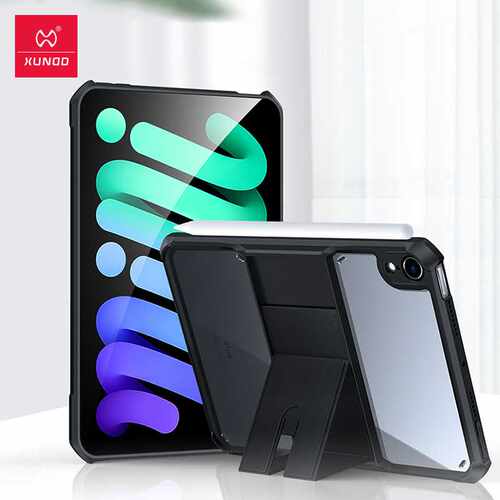 讯迪适用ipad mini7软硅胶mini6气囊防摔4/5可收缩支架mini保护壳
