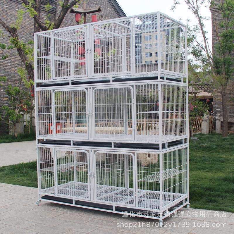 可加高款繁殖笼猫屋猫舍宠物垫展示笼可同时饲养多只小动物带隔断