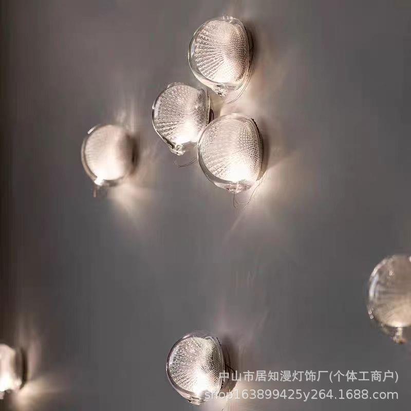 加拿大餐厅吊灯设计师款复式楼梯挑空水母床头灯餐吊单头