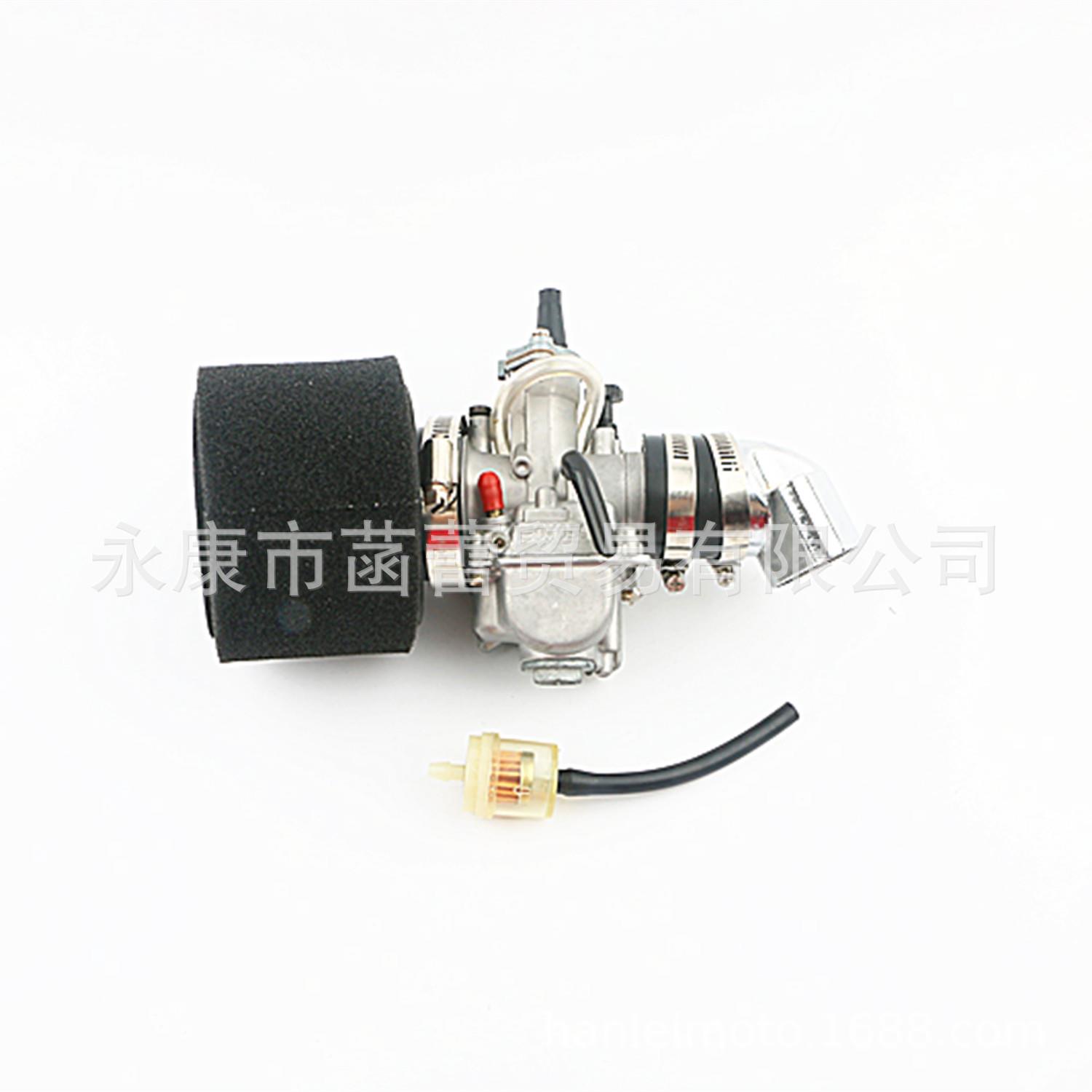 GY6改装化油器套件,改装进气管+OKO化油器+可拆洗海绵空滤器