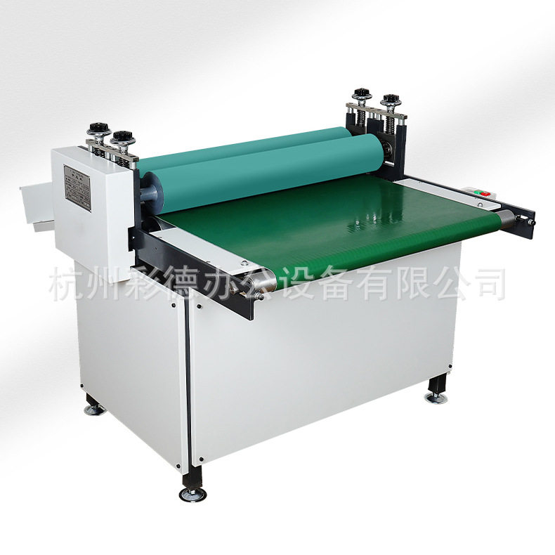 YP-800自动滚筒压平机二辊字画纸张电动压平机纸盒粘合平整机