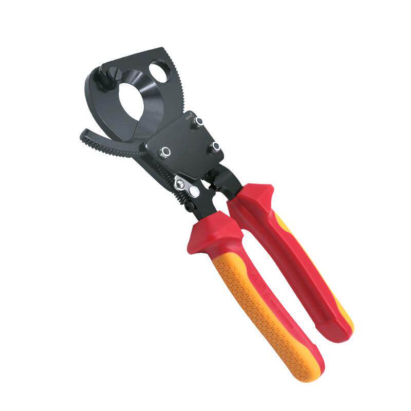 WEDO维度双色注塑绝缘棘轮电缆剪绝缘耐压手动电缆剪轻型剪线缆钳