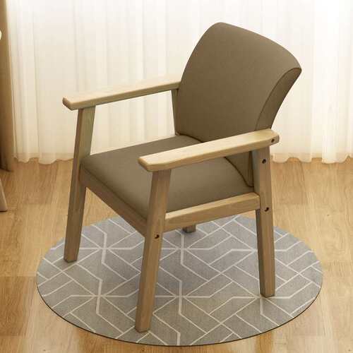 北欧实木餐椅家用卧室凳子工程单整批带扶手靠背椅休闲电脑书桌椅